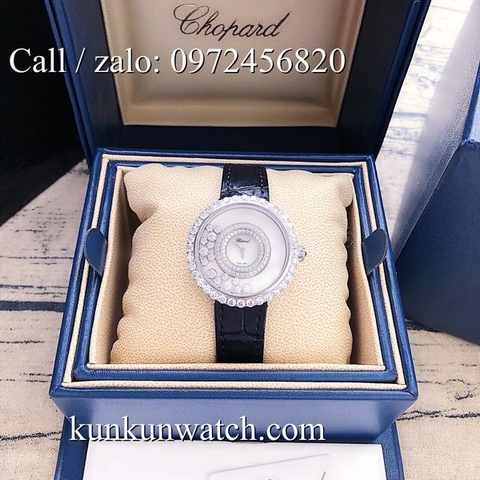 Đồng Hồ Nữ Chopard Happy Diamonds CPND081 - Dây Da Đen - 36mm
