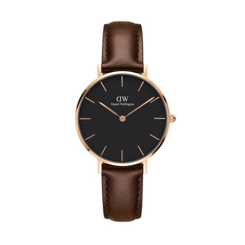 Đồng hồ Nữ Daniel Wellington Classic Black Bristol Petite 32mm Rose Gold DW00100165