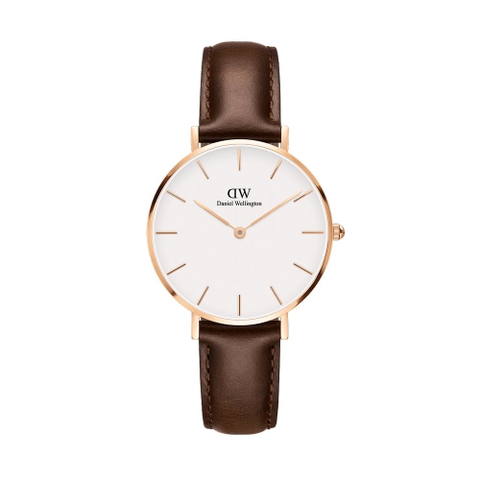 Đồng hồ Nữ Daniel Wellington Classic White Bristol Petite 32mm Rose Gold DW00100171