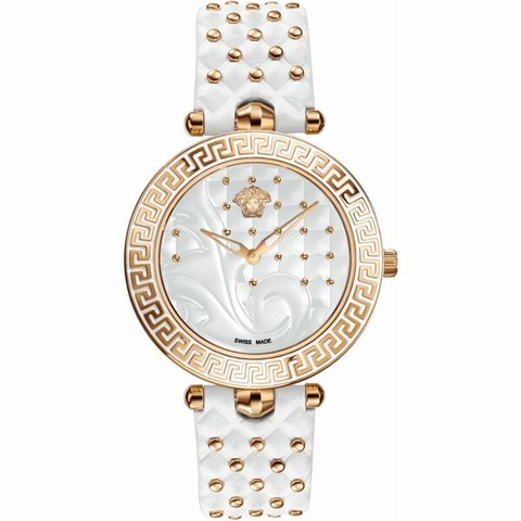 Đồng Hồ Nữ Versace Vanitas - Dây Da Trắng - 40mm