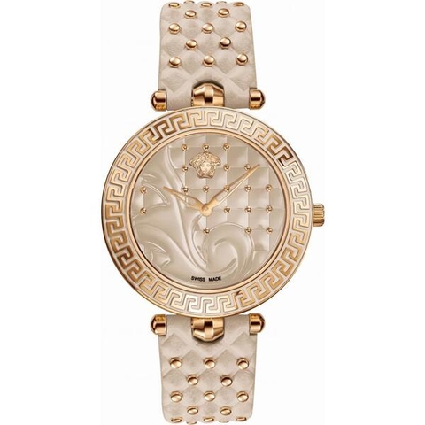 Đồng Hồ Nữ Versace Vanitas - Dây Da Nude - 40mm