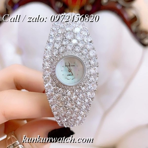Đồng Hồ Nữ Royal Crown 5312 -  Dây Gắn Đá - 30mm