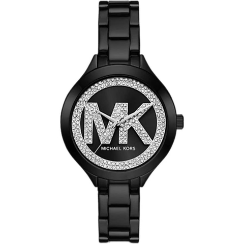 Đồng Hồ Nữ Michael Kors Aspyn MKO1109 Đính Đá Black 38mm