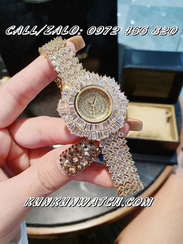 Đồng Hồ Nữ Chopard Diamond CPNT092 - Dây Vàng - 34mm