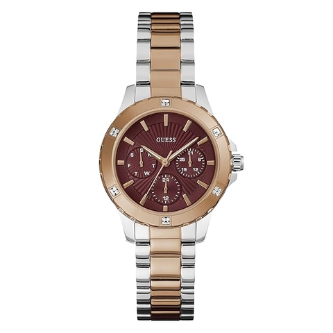 Đồng Hồ Nữ Guess GW0723L2 Đính Đá 6 Kim 35mm