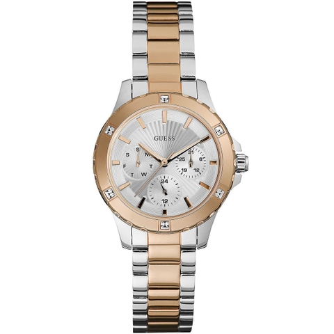 Đồng Hồ Nữ Guess GW0443L2 Đính Đá Demi Rose Gold 6 Kim 35mm