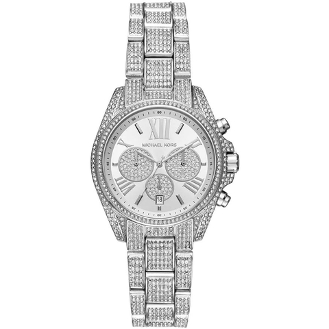 Đồng Hồ Nữ Michael Kors Bradshaw MK6454 Đính Full Đá Silver 36mm