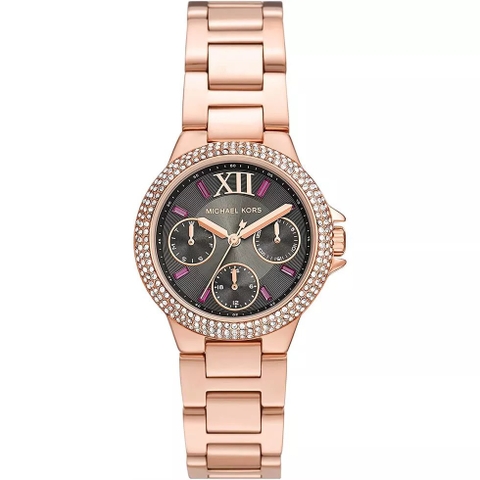 Đồng Hồ Nữ Michael Kors Camille MK6983 Rose Gold 6 Kim Đính Đá 33mm