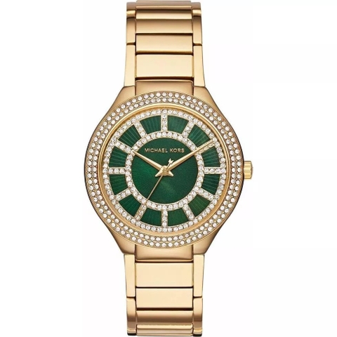Đồng Hồ Nữ Michael Kors Kerry MK3409 Nền Mặt Xà Cừ Đính Đá Gold 37mm