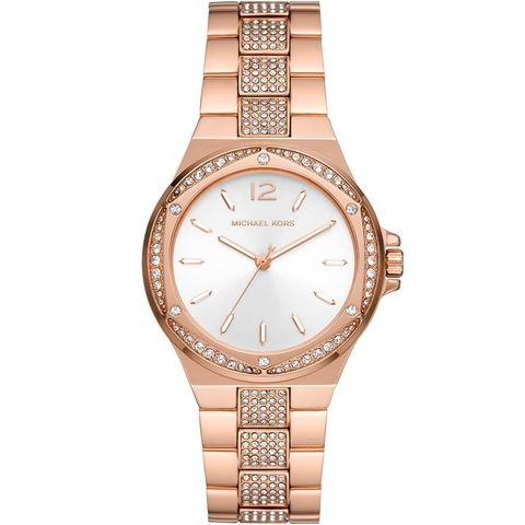 Đồng Hồ Nữ Michael Kors Lennox MK7362 Đính Đá Rose Gold 37mm