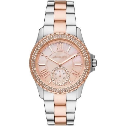 Đồng Hồ Nữ Michael Kors Everest MK7402 Đính Đá Demi Rose Gold 40mm