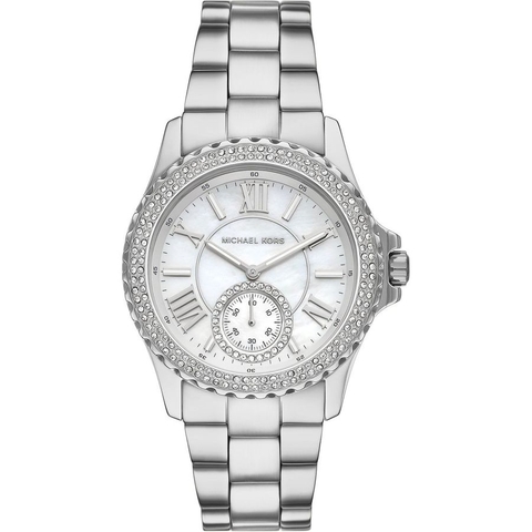 Đồng Hồ Nữ Michael Kors Everest MK7403 Đính Đá Silver 40mm