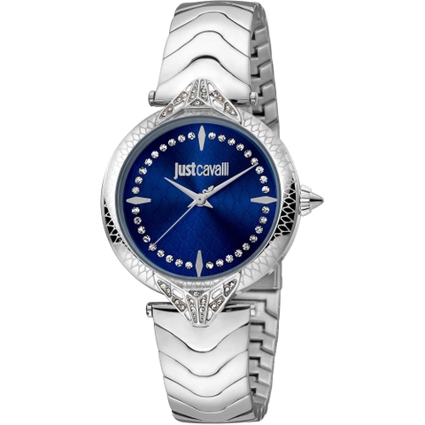 Đồng Hồ Nữ Just Cavalli Animalier JC1L238M0055 Đính Đá Silver 32mm