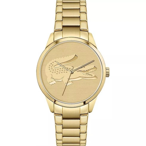 Đồng Hồ Nữ Lacoste 2001175 Họa Tiết Cá Sấu Full Gold 36mm