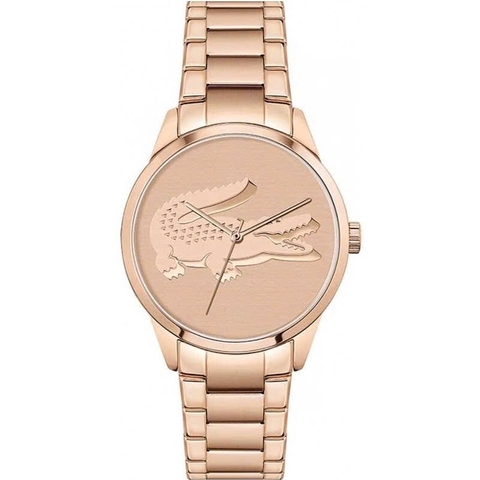 Đồng Hồ Nữ Lacoste 2001231 Họa Tiết Cá Sấu Rose Gold 30mm