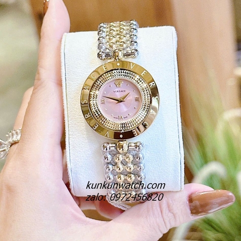Đồng Hồ Nữ Versace Eon Pour Femmes Demi Gold Mặt Hồng 34mm