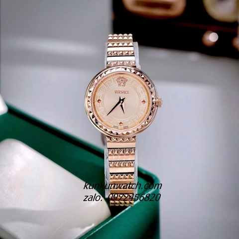 Đồng Hồ Nữ Versace Greca Goddess Quartz Rose Gold 28mm