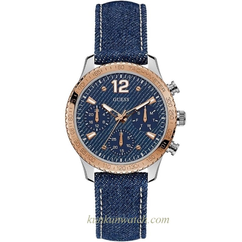 Đồng Hồ Nữ Guess W1057L1 Ba Mặt Số Phụ - Dây Vải - 38mm