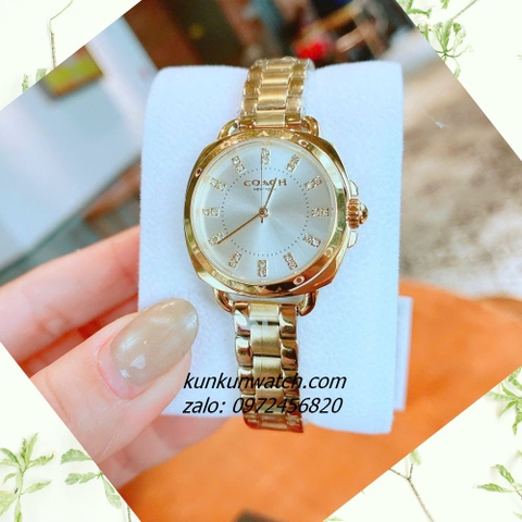 Đồng Hồ Nữ Coach Tatum 14504153 Gold Mặt 28mm
