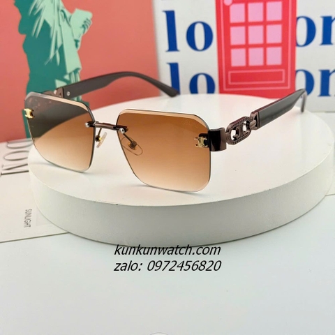 Kính Mát Nữ Celine 202468 Fom Vuông Gọng Nhựa Chống Tia UV