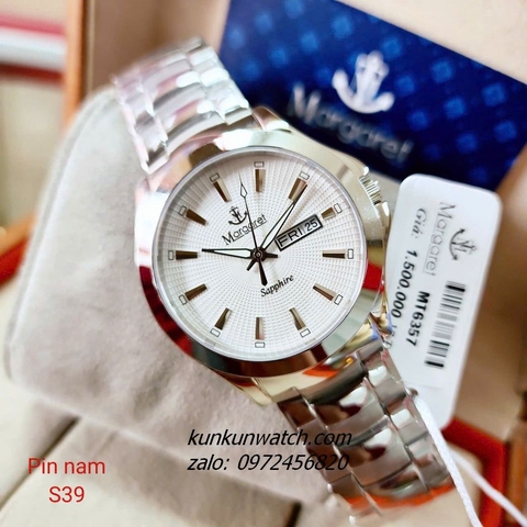 Đồng Hồ Nam Margaret MT6357 Kính Sapphire Authentic 39mm