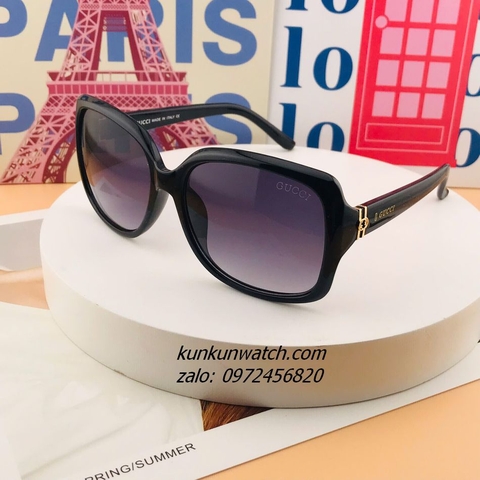 Kính Mát Nữ Gucci GC8431 Fom Bầu Gọng Nhựa Mắt Khói Chống Tia UV