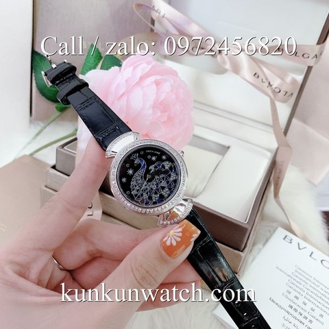 Đồng Hồ Nữ Bvlgari Bulgari BGRND021 - Dây Da Đen  - 33mm