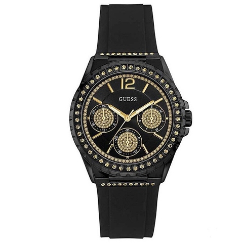 Đồng Hồ Nữ Guess W0846L1 - Kiểu Dáng Hublot  - Dây Cao Su - 39mm