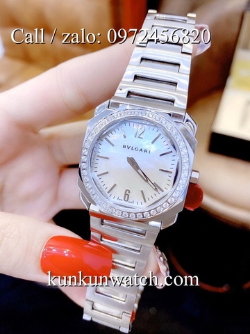 Đồng Hồ Nữ Bvlgari Lvcea BGRNT031 - Dây Kim Loại ( Màu Bạc )  - 35mm