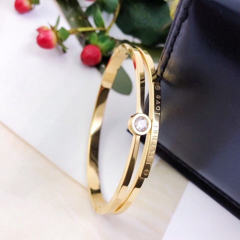 Vòng tay nữ internal love - Đính đá cao cấp VTN001