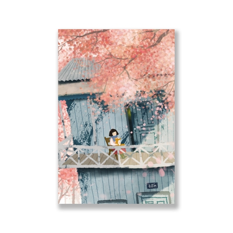 Tranh Cherry blossom - Soyn x Monosketch x Đốm