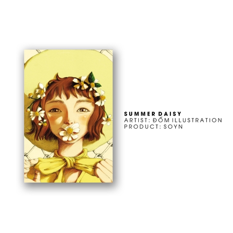 Tranh Summer Daisy/ Soyn x Monosketch x Đốm Illustration