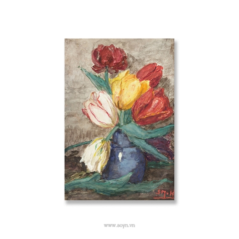 Tranh Hoa tĩnh vật, Flower painting, Soyn S0239