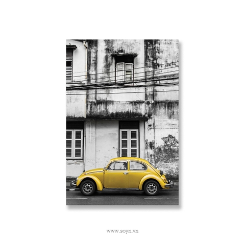 Tranh Landscape, Street, Car, Yellow, Soyn SU0168