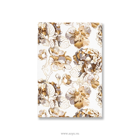 Tranh Flower Pattern, Gold, Yellow, Soyn S0252
