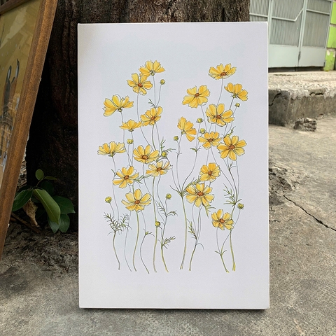 Tranh treo tường canvas KT 30x45cm tràn viền