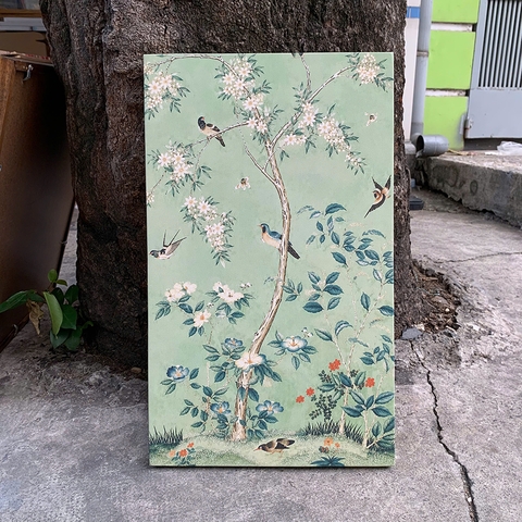 Tranh treo tường canvas KT 30x50cm tràn viền