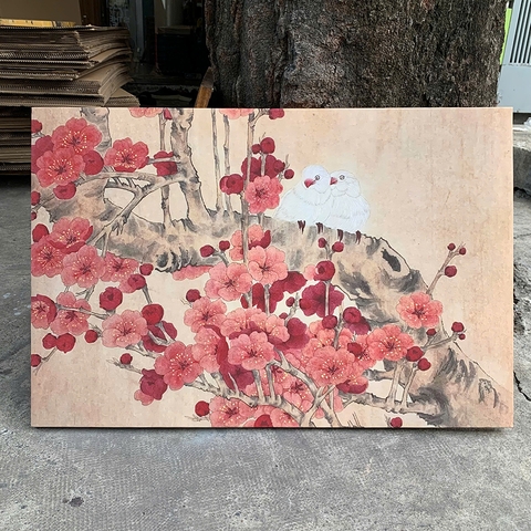 Tranh treo tường canvas KT 50x75cm tràn viền