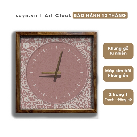 Đồng hồ treo tường gỗ Artclock Soyn C108