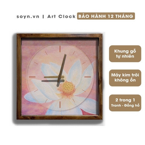 Đồng hồ treo tường gỗ Artclock Soyn C143B