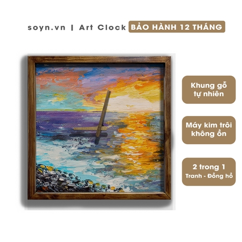 Đồng hồ treo tường gỗ Artclock Soyn C35