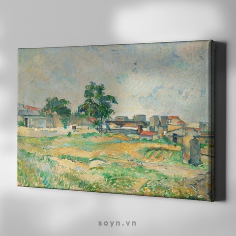 Tranh treo tường Cotton Canvas Cổ điển, Classic painting, căng khung gỗ thông tràn cạnh SNS3527