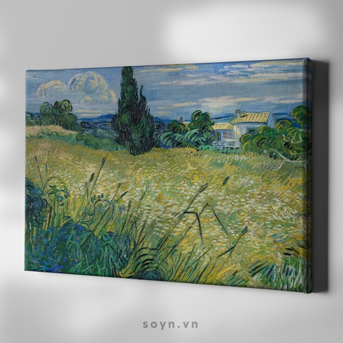 Tranh treo tường Cotton Canvas Cổ điển, Classic painting, căng khung gỗ thông tràn cạnh SNS3516 Van Gogh
