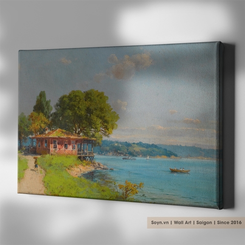 Tranh treo tường Cotton Canvas Cổ điển, Classic painting, căng khung gỗ thông tràn cạnh SNS3550