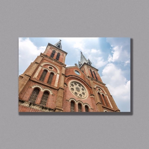 Tranh Cathédrale Notre-Dame de Saigon