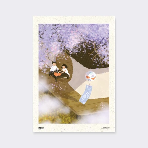 Tranh Poster Furin | Đốm Illustration