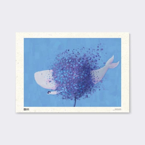 Tranh Poster Hydrangea | Đốm Illustration