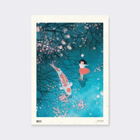 Tranh Poster Koi | Đốm Illustration