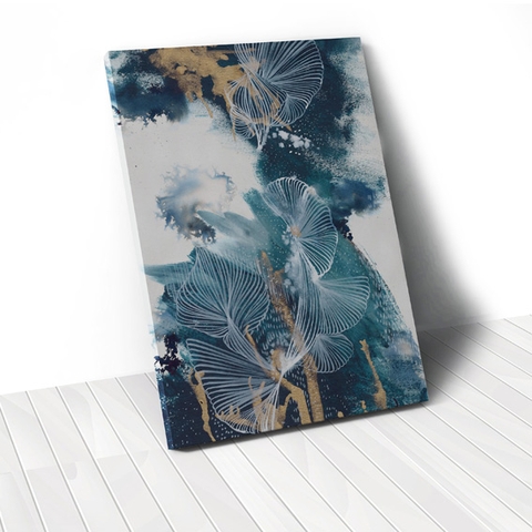 Tranh canvas Abstract blue