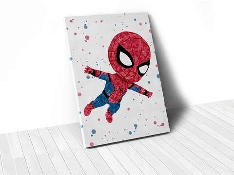 Tranh Spider man watercolor